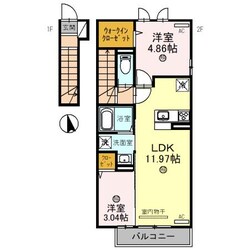 コットンハウスⅤの物件間取画像